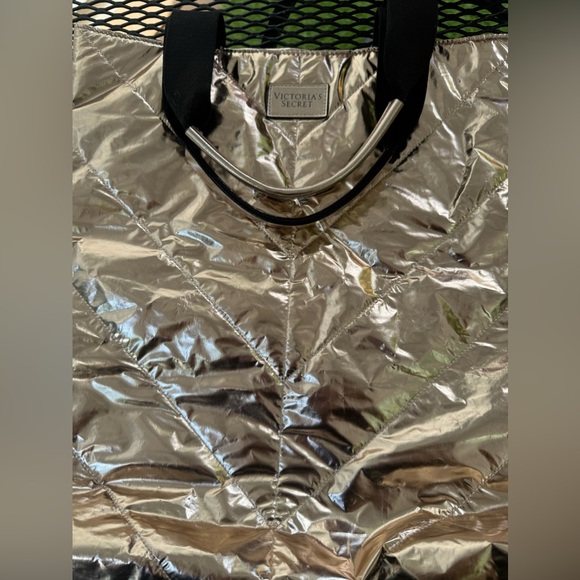 Victoria's Secret Limited Edition 2017 Metallic Rose Gold Tote Bag - Picture 2 of 10